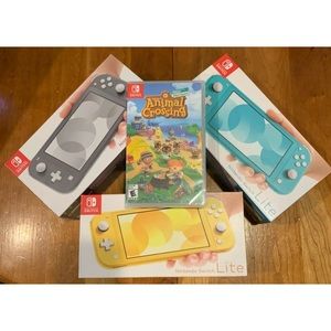 Switch Lite Animal Crossing Bundle